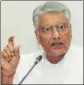  ??  ?? State Congress chief and MP Sunil Jakhar at a press conference in Chandigarh on Saturday. HT PHOTO