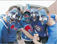  ?? GETTY IMAGES/ FILES ?? The Nordiques Nation might soon be celebratin­g the return of a team to Quebec City after Quebecor Inc. announced Monday it’s officially pursuing an NHL expansion franchise.