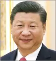  ??  ?? Chinese President Xi Jinping