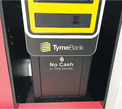  ?? Picture: Moneyweb ?? PRESSURE TO DELIVER. The simplicity of TymeBank’s propositio­n is key, but it says customers ‘very quickly’ started ‘demanding more’.