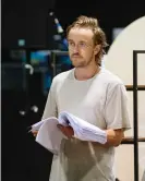  ?? Ghost Story. Photograph: Helen Murray ?? ‘It’s a 140-page script and it all flows so effortless­ly’: Tom Felton rehearses for 2:22 A