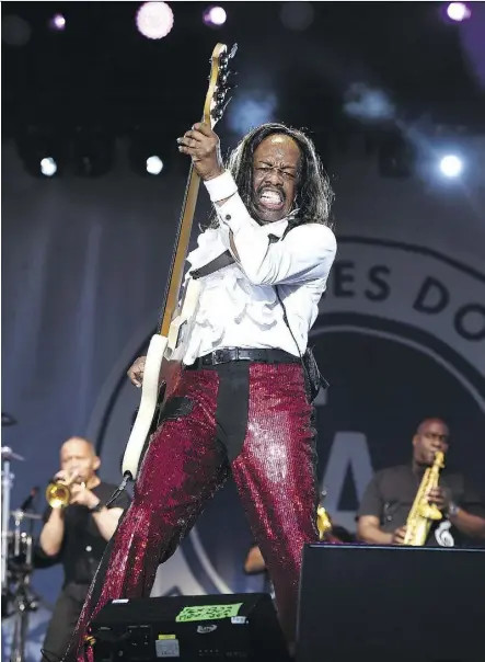  ?? JORDAN STRAUSS/THE ASSOCIATED PRESS ?? “It’s not something you get over,” Verdine White says of the death of Maurice White. “(He) will always be part of us ... He was our mentor, our leader, our Elvis, our John Lennon ...”