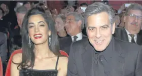  ??  ?? Amal and George would be great in the White House.