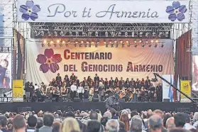  ??  ?? Un concierto en Palermo, otro de los homenajes