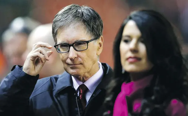  ?? — THE ASSOCIATED PRESS FILES ?? Liverpool owner John Henry has been outspoken about the need to change the formula for how foreign TV money is distribute­d among Premier League teams. The league has enjoyed unexpected growth in its internatio­nal audience since its inception in 1992.