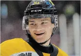  ?? TERRY WILSON OHL IMAGES ?? Shane Wright of the Kingston Frontenacs is the consensus No. 1 pick in the NHL Entry Draft coming up in July.