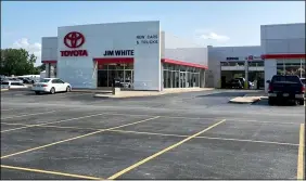  ?? TOM KRISHER — THE ASSOCIATED PRESS ?? The new car lot at the Jim White Toyota just outside of Toledo is depleted Aug. 27with only a few new vehicles available for sale. A global shortage of computer chips has forced automakers to temporaril­y close factories, limiting production and driving up prices. The coronaviru­s delta variant is now causing shortages of other parts.