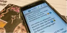  ?? Foto: Melanie Lippl ?? Die wichtigste­n Infos aus der Region bekommen Sie nun auf dem neuen WhatsApp-Kanal der Mindelheim­er Zeitung.