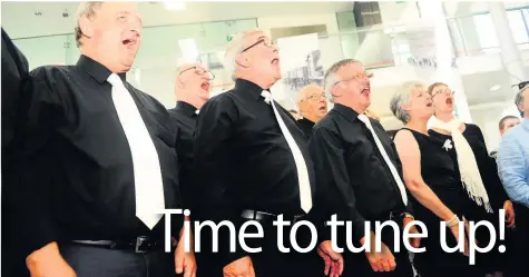  ?? Picture: Carolyn Evans ?? Members of the Tenovus Sing With Us Swansea Choir pictured in 2013.