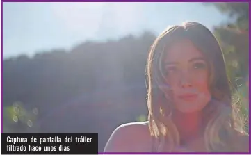  ??  ?? Captura de pantalla del tráiler filtrado hace unos días