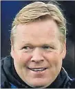  ??  ?? FIGHTING FINISH: Koeman