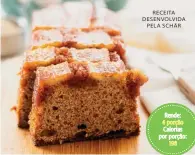  ??  ?? RECEITA DESENVOLVI­DA
PELA SCHÄR Rende: 4 porção Calorias por porção:
198