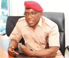  ??  ?? Minister of sports, Barrister Solomon Dalung