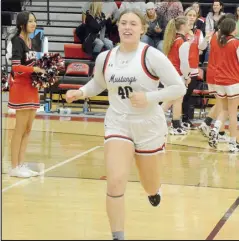  ?? GRAHAM THOMAS/MCDONALD COUNTY PRESS ?? McDonald County senior Addy Leach was named to the All-Big 8 West Conference second team by the league coaches.