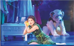  ??  ?? Melody Rose as Tinkerbell in “Finding Neverland.”