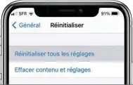  ??  ?? Réinitiali­ser tous les réglages permet de corriger de nombreux bugs sur les iPhone.