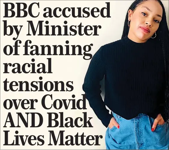  ??  ?? CRITICISED: The BBC’s community affairs correspond­ent Rianna Croxford