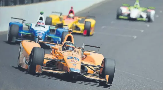  ?? FOTO: GETTY ?? Fernando Alonso considera que participar en la Indy500 fue “el momento más positivo del año”, en un curso en el que no ha parado de tener problemas de fiabilidad en la Fórmula 1