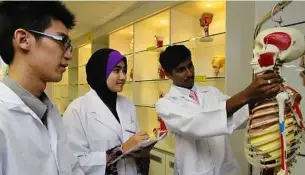  ??  ?? MSU offers the Bachelor of Medicine, Bachelor of Surgery (MBBS) programme at its main campus in Shah Alam.