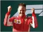  ??  ?? SEBASTIAN VETTEL: ‘ We’re a bit worse off,’