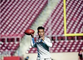  ?? [AP PHOTO] ?? Oklahoma quarterbac­k Kyler Murray spent the 2015 season playing for Texas A&amp;M.