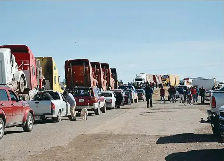  ??  ?? LA RÚA a Chihuahua se liberó el jueves por la tarde