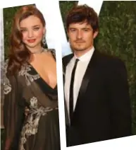  ?? © belga ?? Miranda Kerr en Orlando Bloom: gescheiden.