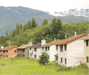  ?? KITSAULT RESORT LTD/HO PHOTO ?? The owner of this northern B.C. ghost town, 1,500 kilometres north of Vancouver, seems stumped on ways to use it.