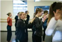  ?? Bild: OLA FOLKESSON ?? Linus Fredin, Monica Stålbom-berg och Rebecka Johansson påverkar eleverna under tre år av deras liv.