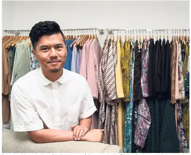  ?? — SS KANESAN/The Star ?? From humble beginnings, Rico has successful­ly expanded his fashion business, and is now a well-known name in Malaysia.