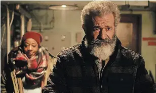  ?? FORTITUDE INTERNATIO­NAL ?? Mel Gibson and Marianne Jean-Baptiste in “Fatman.” Screening in theatres where allowed.