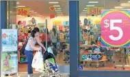  ?? ASSOCIATED PRESS ?? Consumers shop at the Carter's babies and kids store in the Valencia area of Santa Clarita, California.