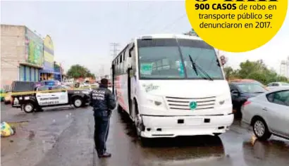  ?? CLAUDIA TERRÓN ?? El atraco y posterior homicidio ocurrió dentro de la unidad de la Línea Del Valle de México sobre la carretera Texcoco-Lechería.