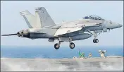  ?? GETTY IMAGES ?? US firm Boeing’s F18 is in the race to sell deckbased fighters to the Indian Navy.