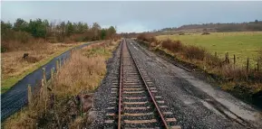  ?? DAVID MEE ?? Right: Looking north along the new extension in December 2019.