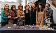  ??  ?? Among the MTSIR agents lending their support to the recent National Jewish Federation luncheon were (left to right) Vikki Evans, Terry Cominksy, Brena Moglovkin, Nancy Stow, Marilyn Evans, Cathy Scherer and Rich Evans.