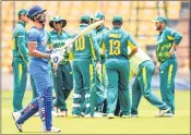  ??  ?? India A Deepak Chahar walks back to the pavilion after his dismissal against South Africa A, at Chinnaswam­y Stadium on Monday.