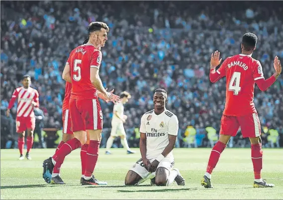  ?? FOTO: GETTY ?? El Real Madrid perdió el pasado domingo ante el Girona y todos sus planes para luchar por el título de Liga se vinieron abajo