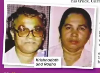  ??  ?? Krishnadat­h and Radha