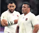  ?? ?? Omission: Billy Vunipola and Mako Vunipola (right) have both been snubbed by England