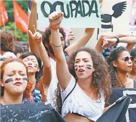  ?? FOTOS DE DIVULGAÇÃO ?? Lute Como Uma Menina: atuação de garotas na ocupação das escolas