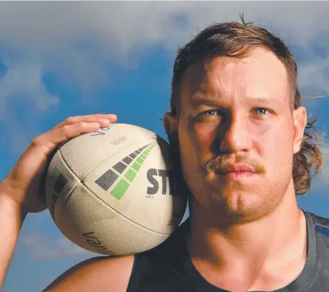  ?? ?? North Queensland Cowboys player Reuben Cotter before the preliminar­y final against the Eels. Picture: Evan Morgan