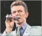  ??  ?? MONEY SAVVY: David Bowie