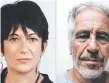  ?? ?? Ghislaine Maxwell and Jeffrey Epstein.