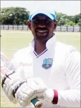  ??  ?? Gajanand Singh (52), David Latchaya (68) and the star of the show John Foo (152), batted Lower Corentyne to a huge win. (Orlando Charles photos)