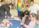  ?? /NORMA MARCIAL ?? Ya suman 15 bodas gay en lo que va de la administra­ción