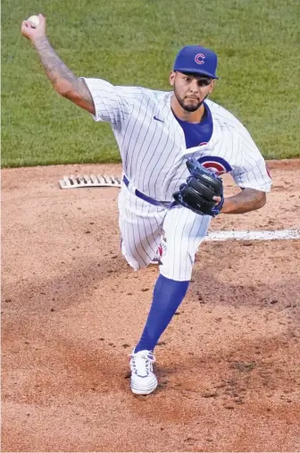  ?? NUCCIO DINUZZO/GETTY IMAGES ?? Tyson Miller opened Game 2 on Tuesday, allowing a two-run homer by Brad Miller.