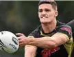  ?? Photo: Paul Miller ?? BACK AT IT: Nathan Cleary at training.