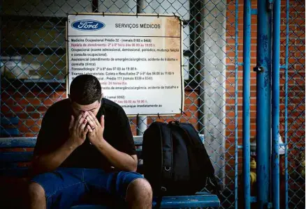  ?? Zanone Fraissat/Folhapress ?? Eduardo Moreira lamenta o fim da produção da Ford em São Bernardo