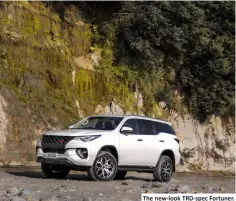  ??  ?? The new-look TRD-spec Fortuner.